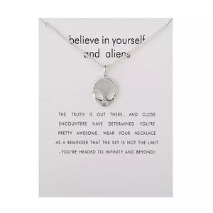 Believe in 👽 necklace